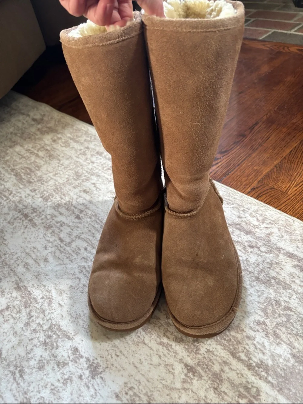BearPaw Plush Shearling-Lined Boots - Cream - Picture 12 of 12
